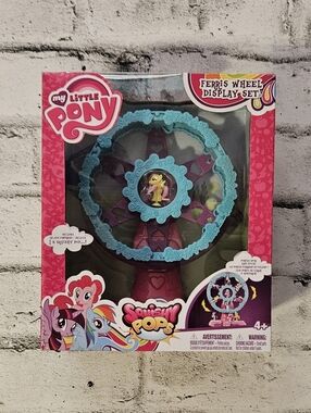 Hasbro My Little Pony Squishy Pops Ferris Wheel Display Set 2016 NIB